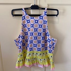 NWT Nicole Miller Floral Top